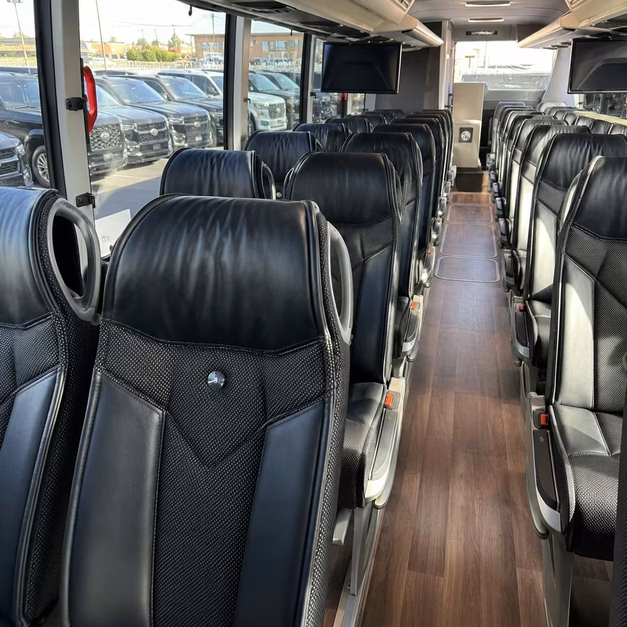 anchorage charter bus interior