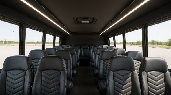 anchorage 18 passenger minibus inside