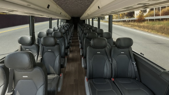 anchorage 28 passenger minibus inside