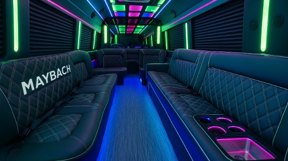 party bus rental interior anchorage